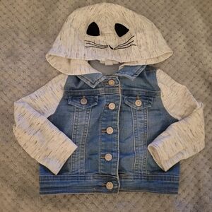 Cat & Jack Denim Hoodie | 18M